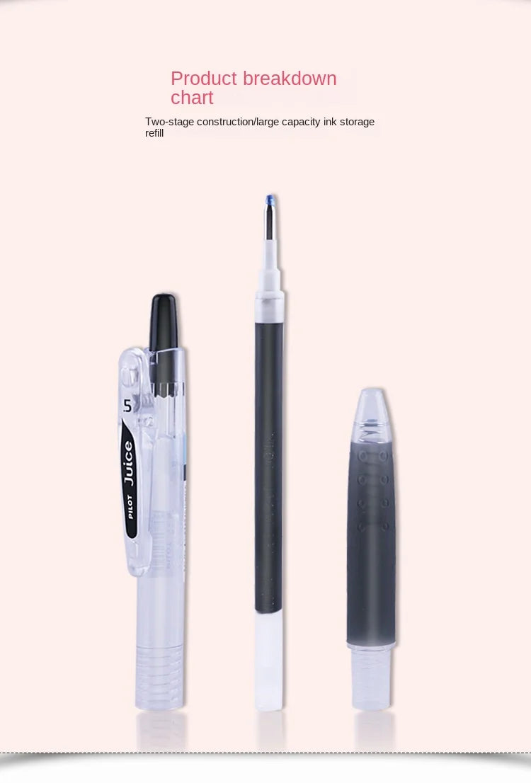 1pcs Pilot Juice Gel Pen Colorful 0.5mm Kawaii Jel Kalem Canetas Coloridas Pilot Pen School Supplies Stationery LJU-10F