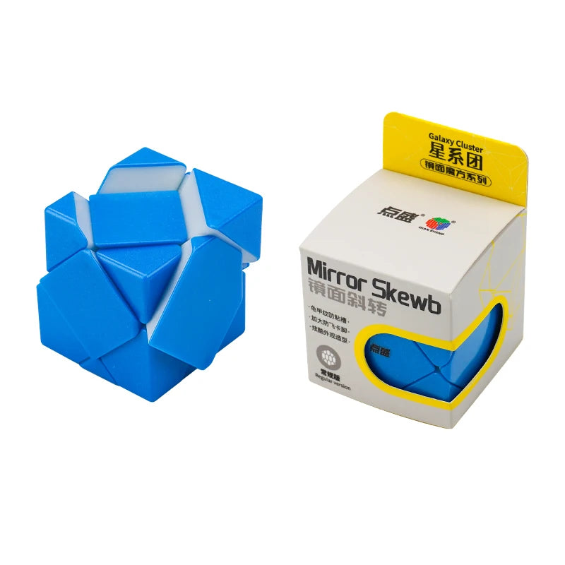 Mirror Moves – Diansheng Skewb Cube with Galaxy Closter Vibes
