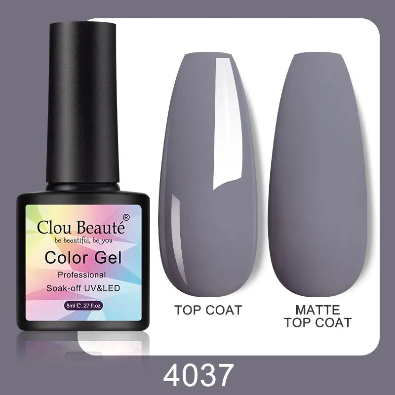 Clou Beaute Color Pop β 8ml Gel Varnish for Bold, Long-Lasting Nail Art (UV/LED Cure)