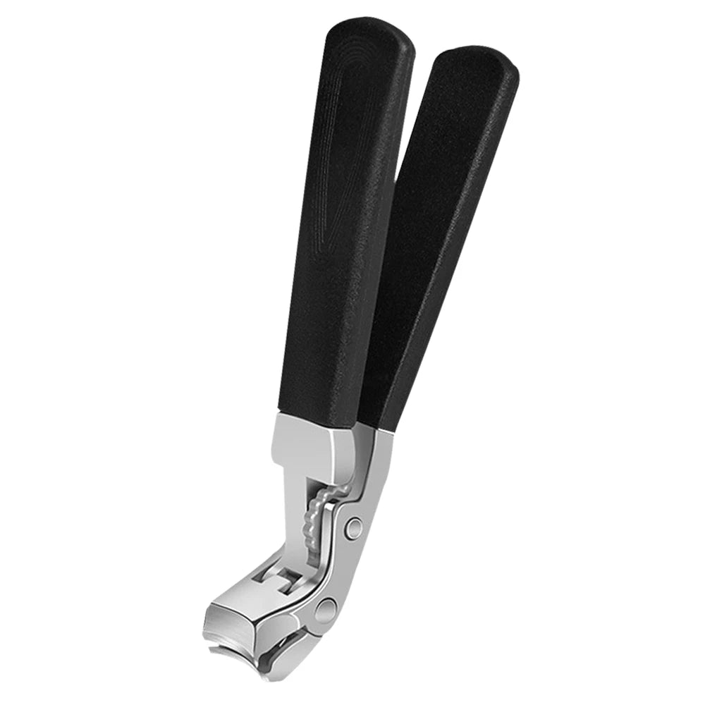 Heavy-Duty Nail Cutter – 1PCS Angled Clipper with Safety Lock & Catcher for Tough Nails