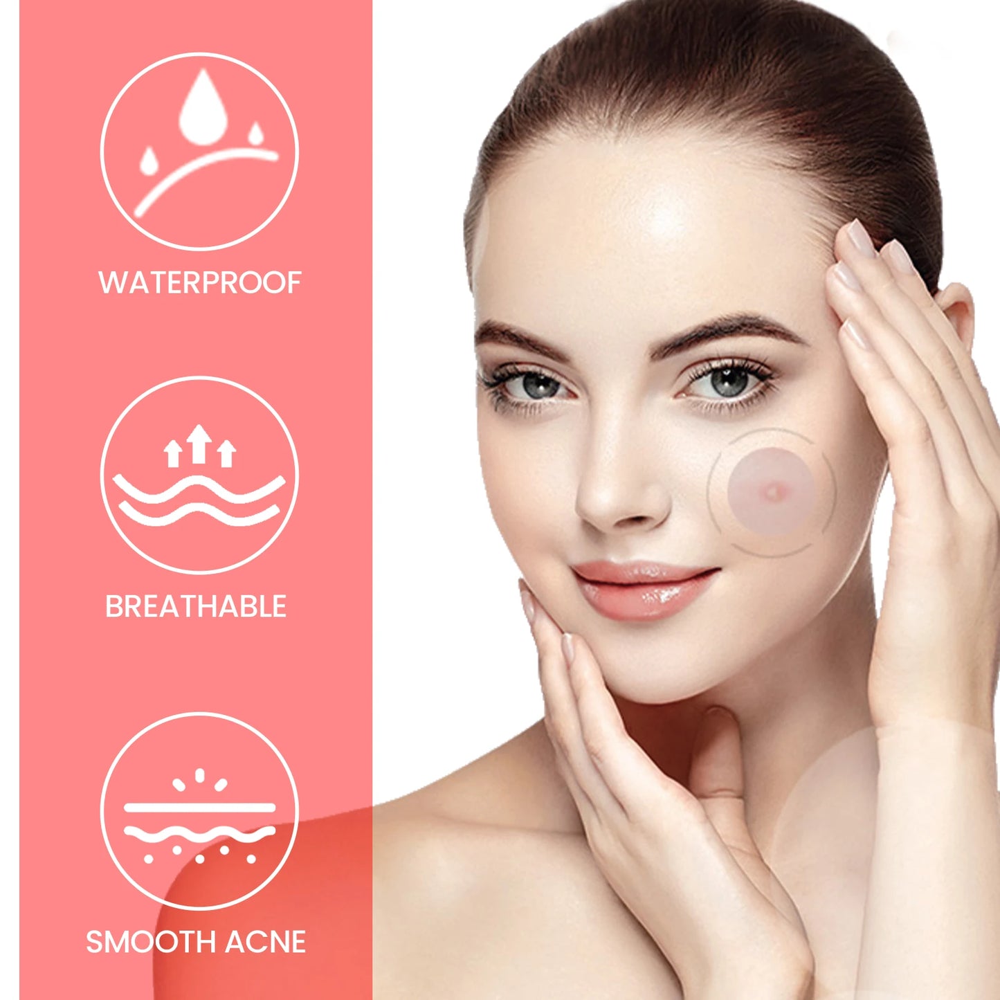 200pcs Repair Acne Patches Fade Acne Marks Red Seal Cover Blemishes Spots Remove Pimples Invisible Acne Removal Skincare Patches