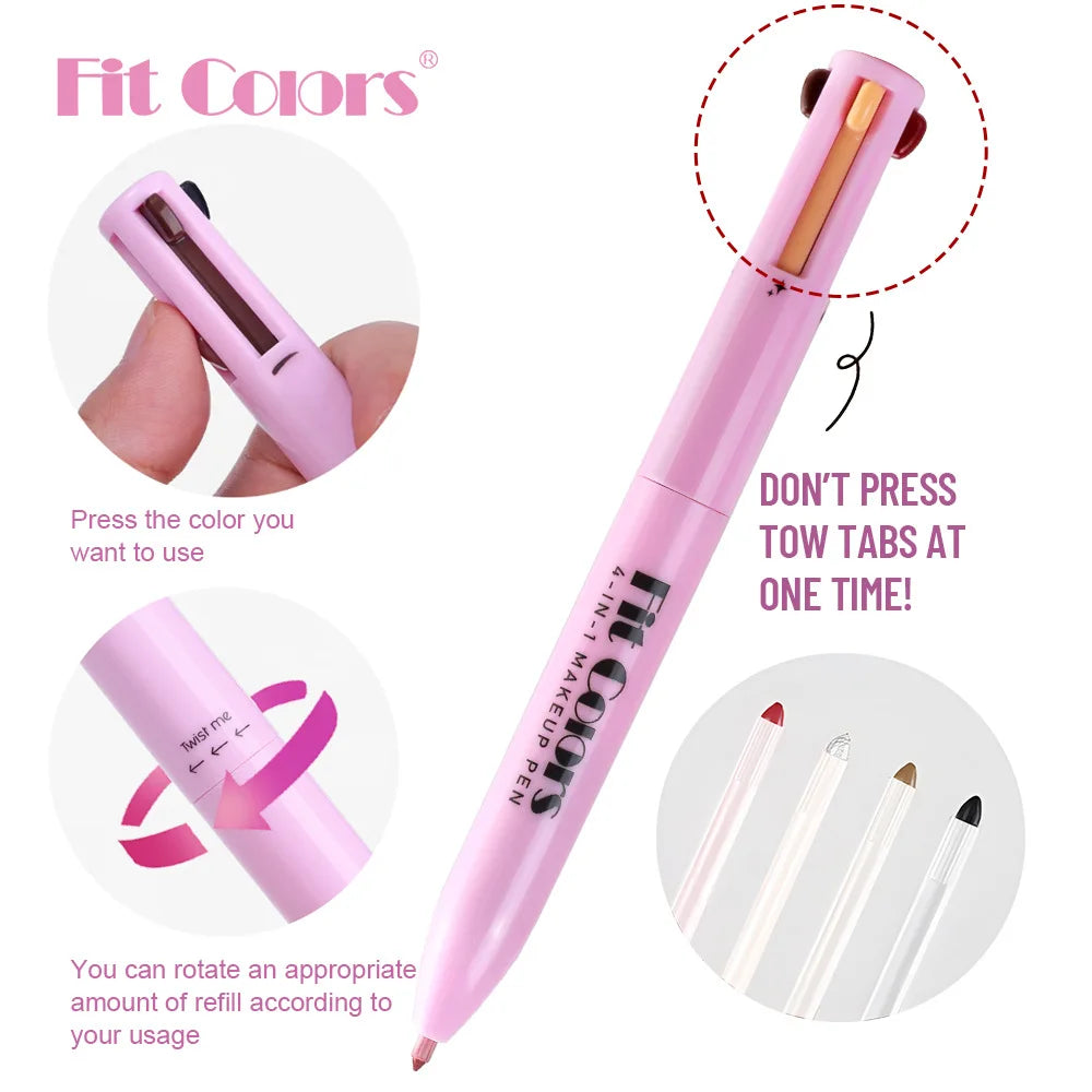 Waterproof Matte Lip Liner Contours Lips Long Lasting Weightless Precise Liner with Super Soft Blendable Texture Matte Soft