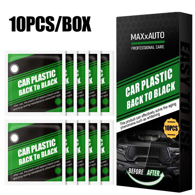 Car Plastic Restoration Coating Agent Car Plastics Restore Exterior Repair Clean Plastic Restoration Back To Black Gloss Shine