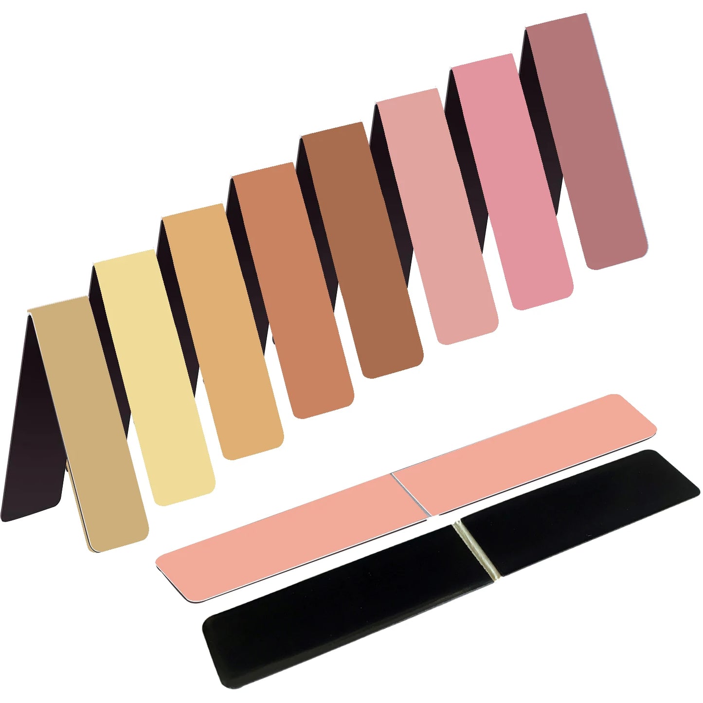 10-Color Magnetic Bookmarks – 10PCS Page Markers for Students, Teachers & Reading Fans at School, Home & Office