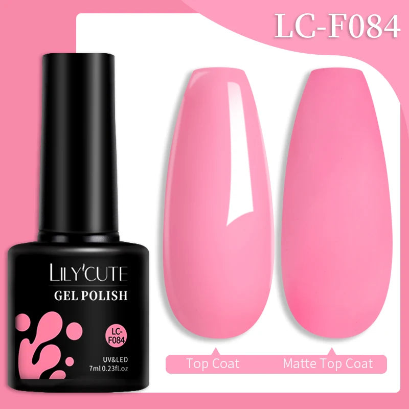 LILYCUTE Color Explosion β 184 Shades of Long-Lasting Gel Polish with Red Glitter Magic