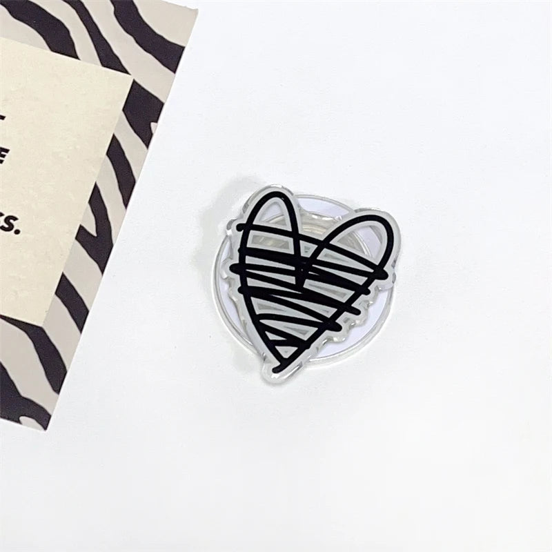 INS Korean Cute Cartoon Bow Star For Magsafe Magnetic Phone Griptok Phone Holder Stand Universal Phone Ring Grip Tok For iPhone