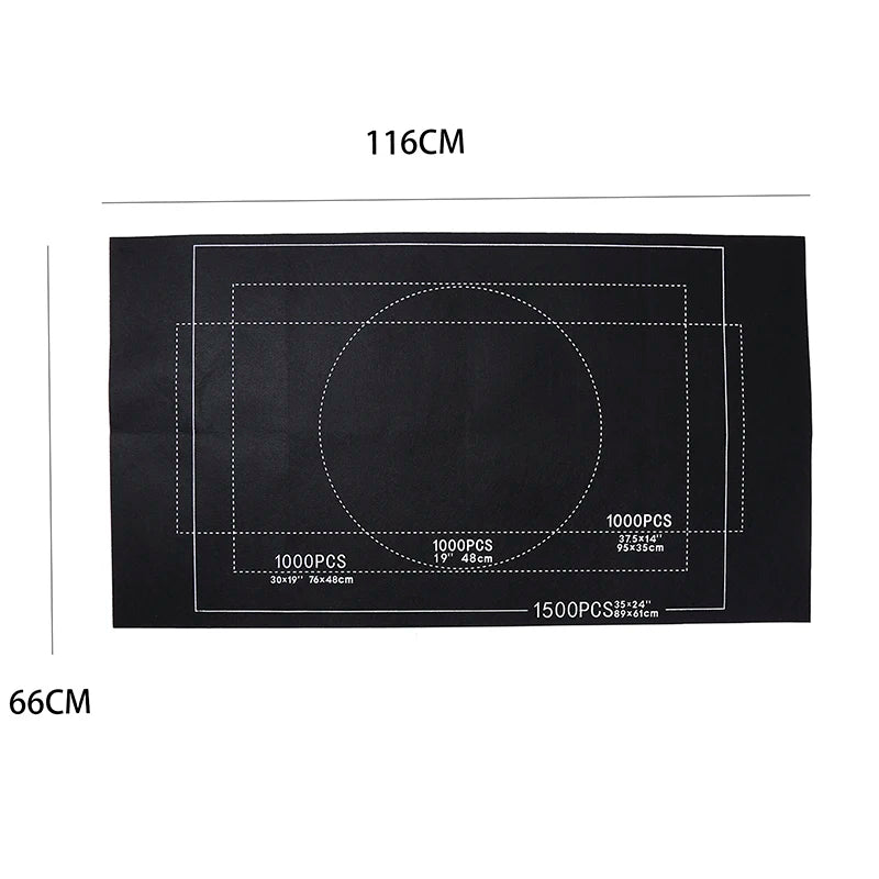 Puzzles Mat Jigsaw Roll Felt Mat Play Mat Puzzles Blanket For Up To 3000 Pcs Puzzle Accessories Portable Travel Storage Bag