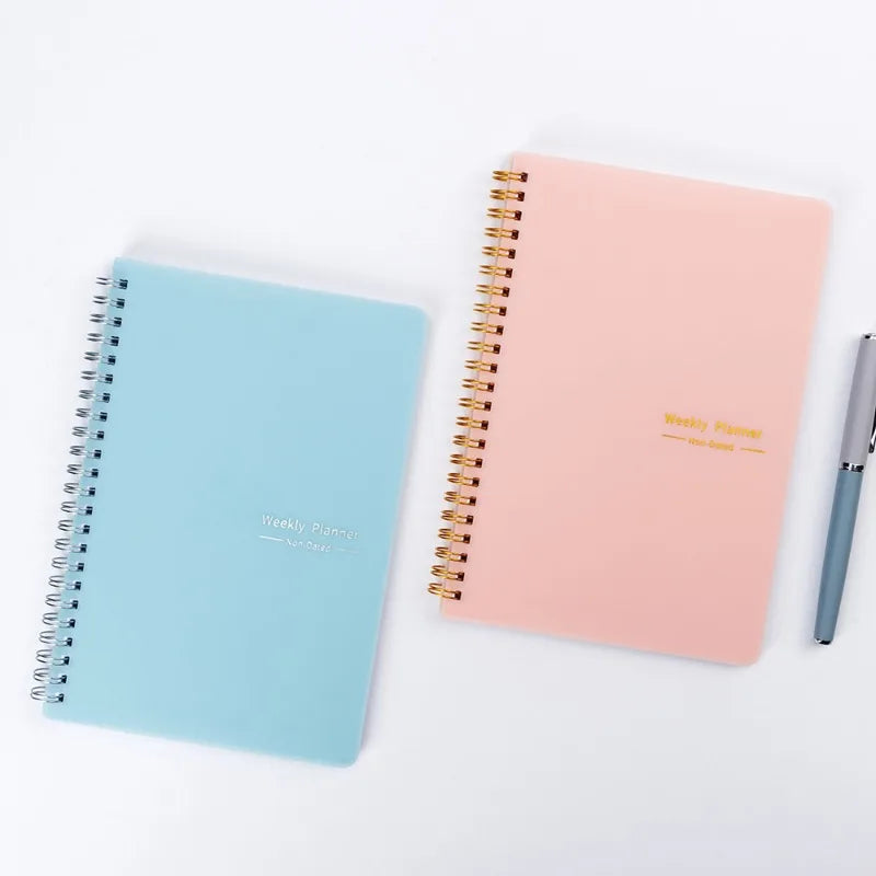 2024 Weekly Planner Agenda A5 Notebook Planner Pouch 52 Weeks Planner Schedules Stationery School Office Supplies Stationery
