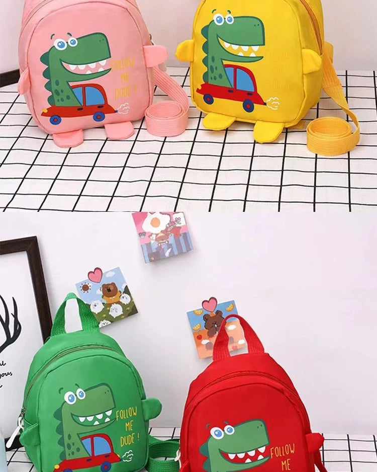 Cute Dino Kids Backpack – Safe, Fun & Ready for Preschool Adventures!