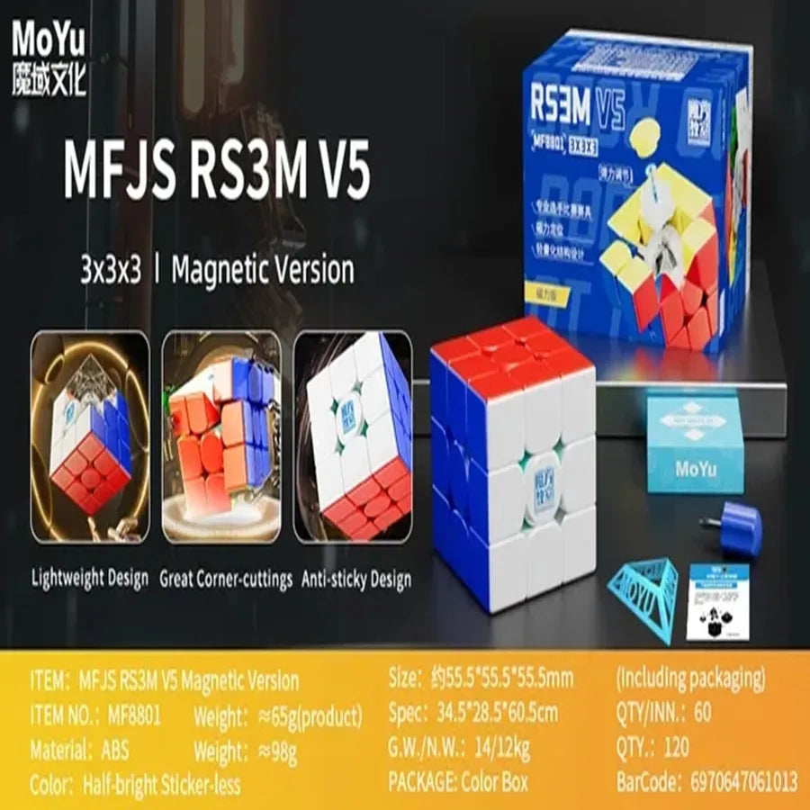 Speed Cube Galaxy – MOYU RS Magnetic Series with Pyramid, Skewb & More