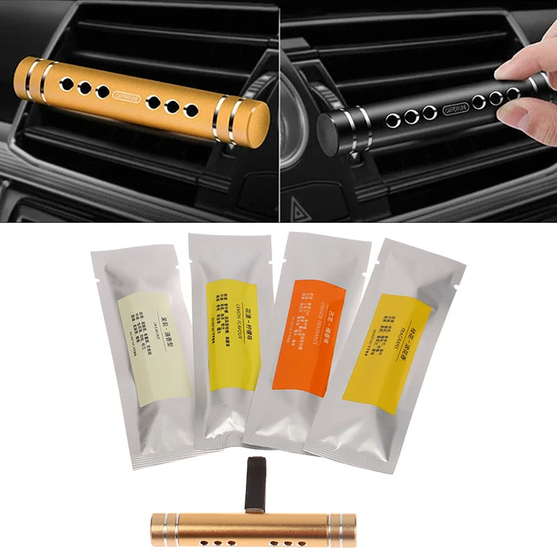 Car Air Vent Perfume Car Air Freshener Flavoring Smell Aroma Perfumes Air Freshener Parfum Car Accessories