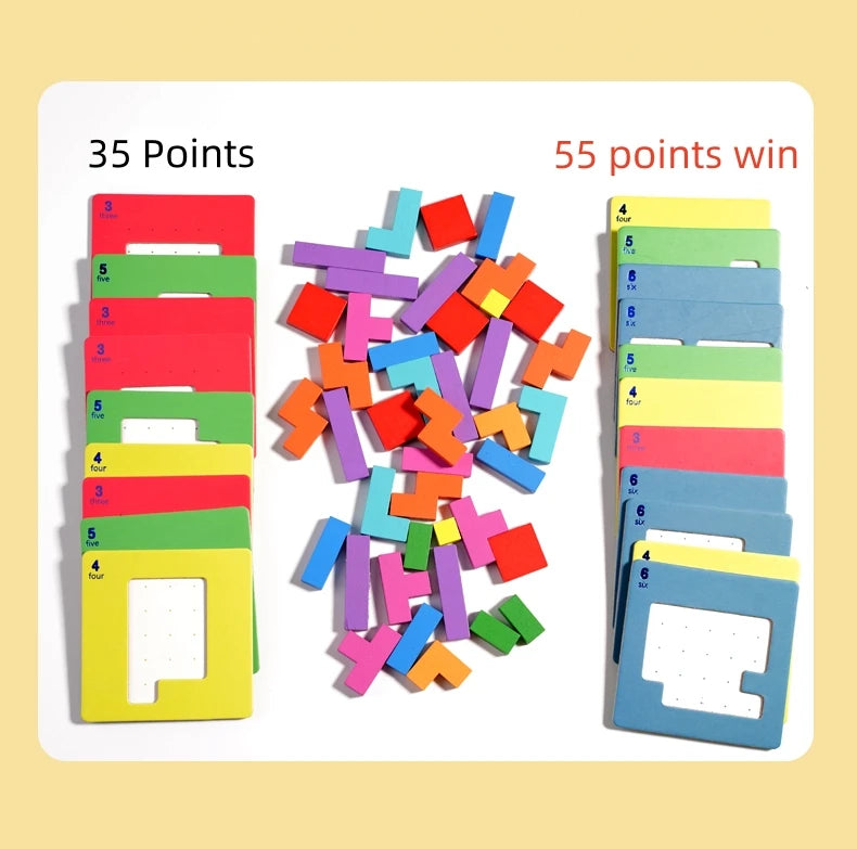 3D Tangram Math Puzzle – Interactive Building Blocks Game for Kids