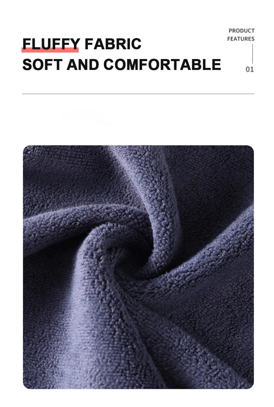 SEAMETAL 160x60cm Car Wash Towel 400GSM Microfiber High Water Absorption Cleaning Towels Thickened Soft Car Washing Drying Cloth