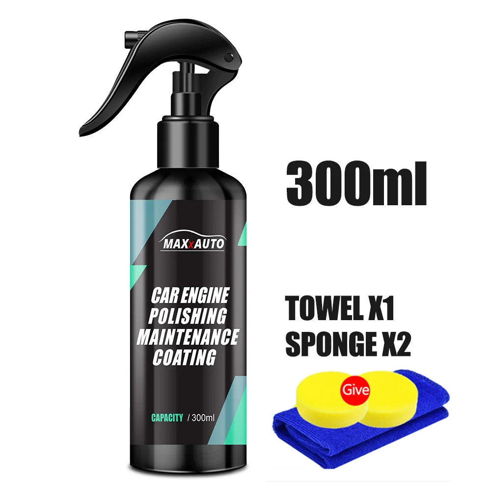 Car Engine Restorer Back To Black Gloss Car Plastic Polishing Parts Restorer - Enhances Shine & Protection Engine Polish Coating