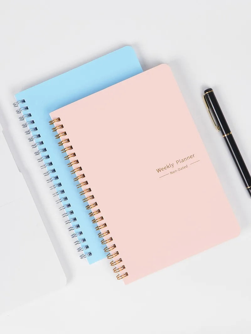 2024 Weekly Planner Agenda A5 Notebook Planner Pouch 52 Weeks Planner Schedules Stationery School Office Supplies Stationery