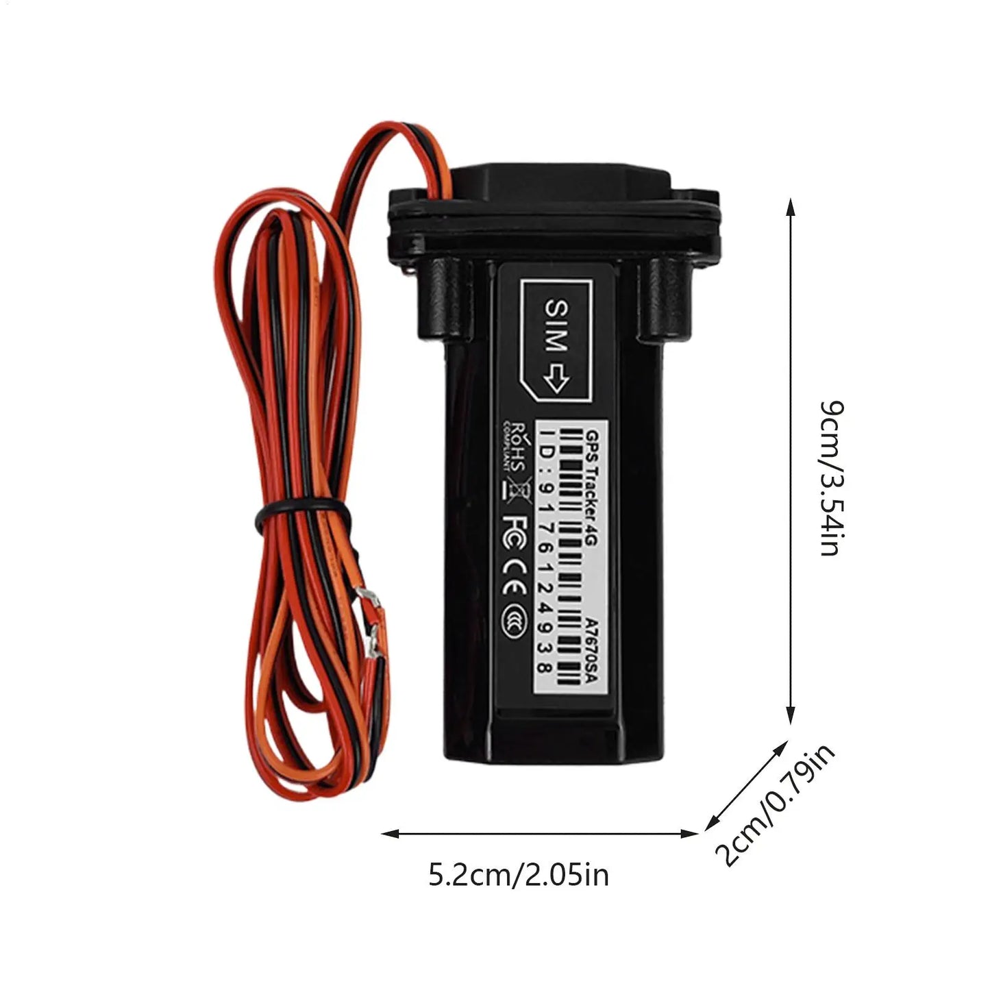 Car Tracker Waterproof Location Tracker Real-Time Vehicle Locator For Trailer Security Motorcycle Truck Taxi