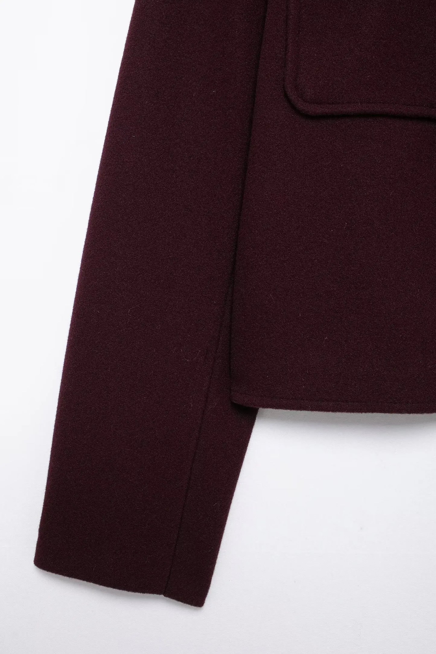TRAFZA 2024 Fashion Women Soft Tweed Bomber Jacket O-Neck Long Sleeve Pockets Buttons Loose Woolen Coat Female Streetwear