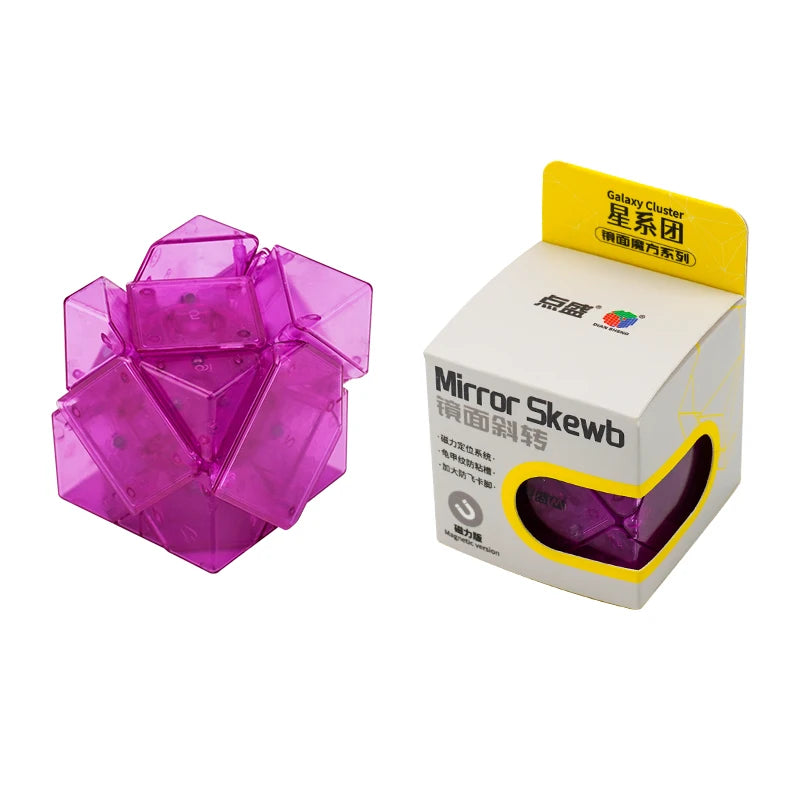 Mirror Moves – Diansheng Skewb Cube with Galaxy Closter Vibes