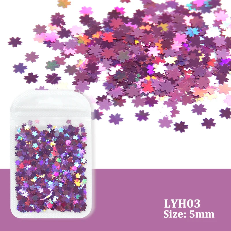 Starstruck Sparkle – Holographic Silver Nail Sequins for Viral DIY Looks