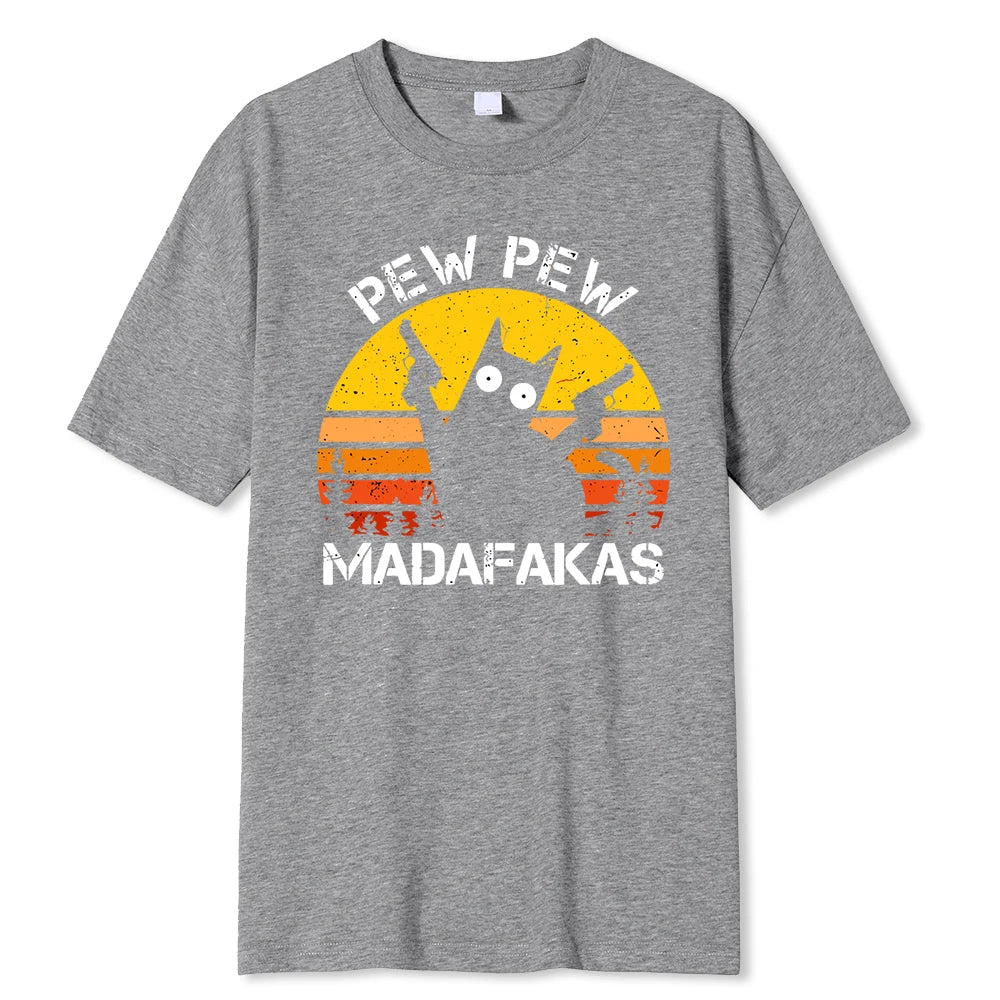 Pew Pew Cat Tee β Funny, Fierce & Street-Ready!