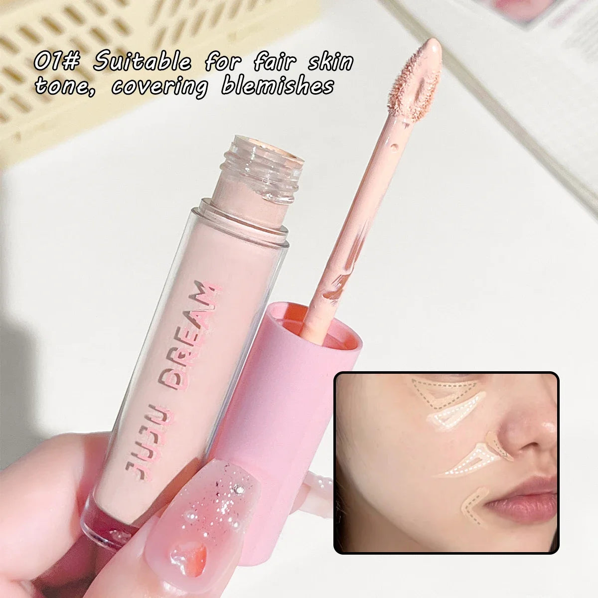 Waterproof Liquid Eyeshadow – Matte & Pearlescent, High-Pigment, Smudge-Proof, Fine Glitter, Eye Silkworm Concealer, glow