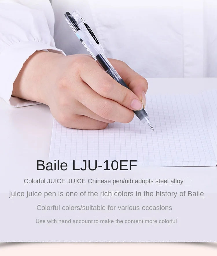 1pcs Pilot Juice Gel Pen Colorful 0.5mm Kawaii Jel Kalem Canetas Coloridas Pilot Pen School Supplies Stationery LJU-10F
