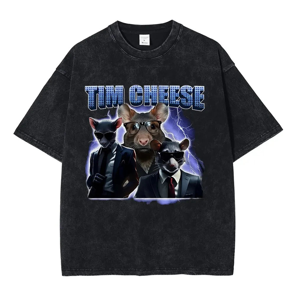Italian Brainrot Funny Meme T-shirt Tralalero Tralala Tung Tung Tung Sahur Bombardiro Crocodilo Brr Brr Patapim Washed T Shirts