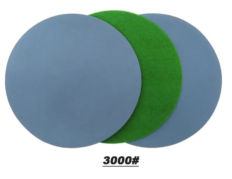 15 PCS Inches Grit 1000 2000 3000 4000 5000 Sanding Discs Hook Loop Sandpaper Round Disk