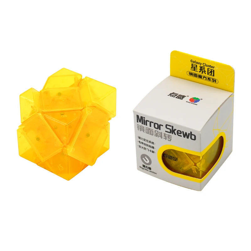 Mirror Moves – Diansheng Skewb Cube with Galaxy Closter Vibes