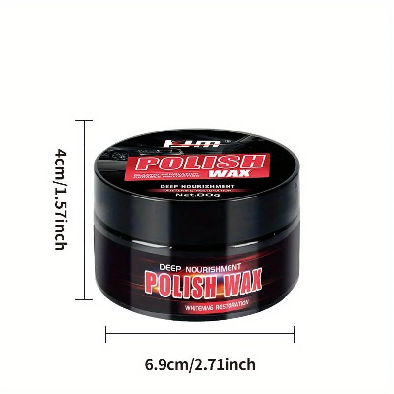 Ultimate Car Care Kit: Crystal Plating Polish, Black Dashboard Wax, Tire Shine & Faux Leather Seat Conditioner