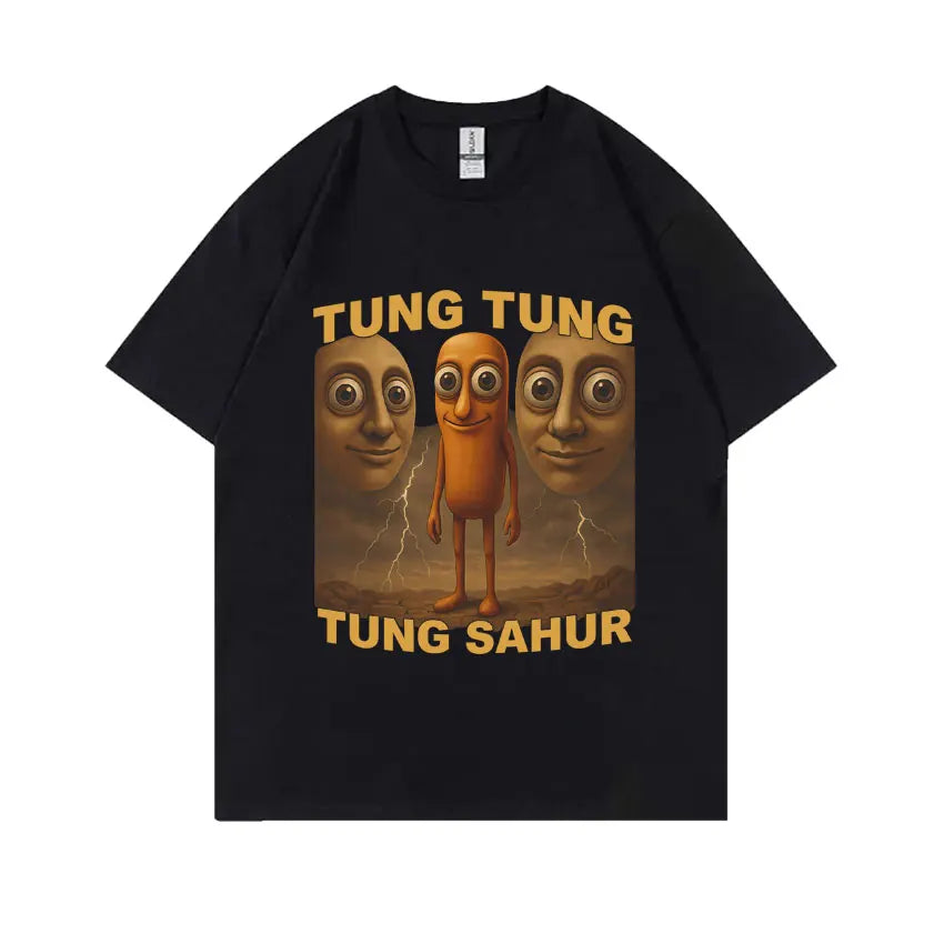 Italian Brainrot Funny Meme T-shirt Tralalero Tralala Tung Tung Tung Sahur Brr Brr Patapim Bombardiro Crocodilo Graphic T Shirts