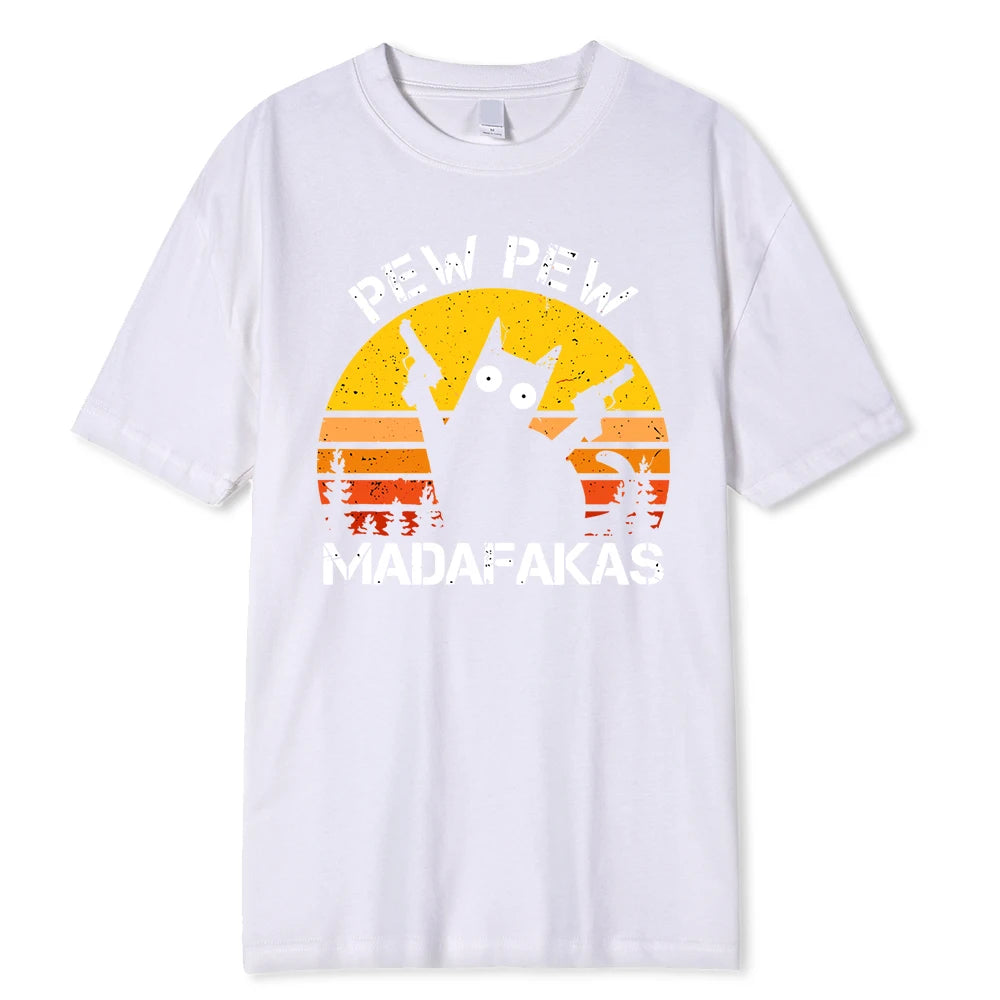 Pew Pew Cat Tee β Funny, Fierce & Street-Ready!