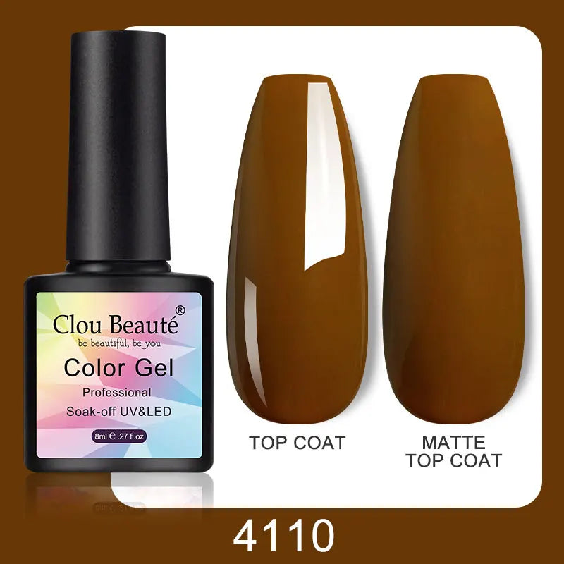 Clou Beaute Color Pop β 8ml Gel Varnish for Bold, Long-Lasting Nail Art (UV/LED Cure)
