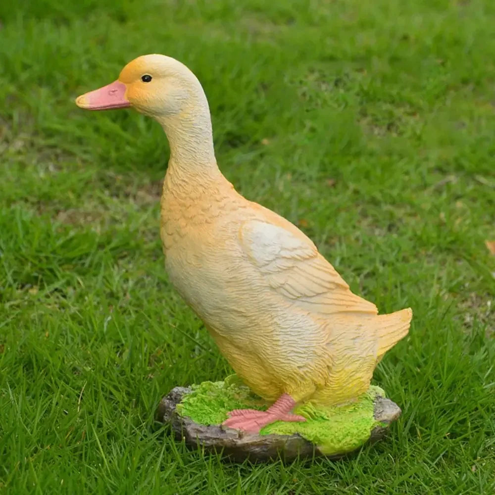 Creative 1 pcs Simulation Duck Duck Statue Large For Outdoor Garden Decor Duck Model Resin Crafts Park Landscape
