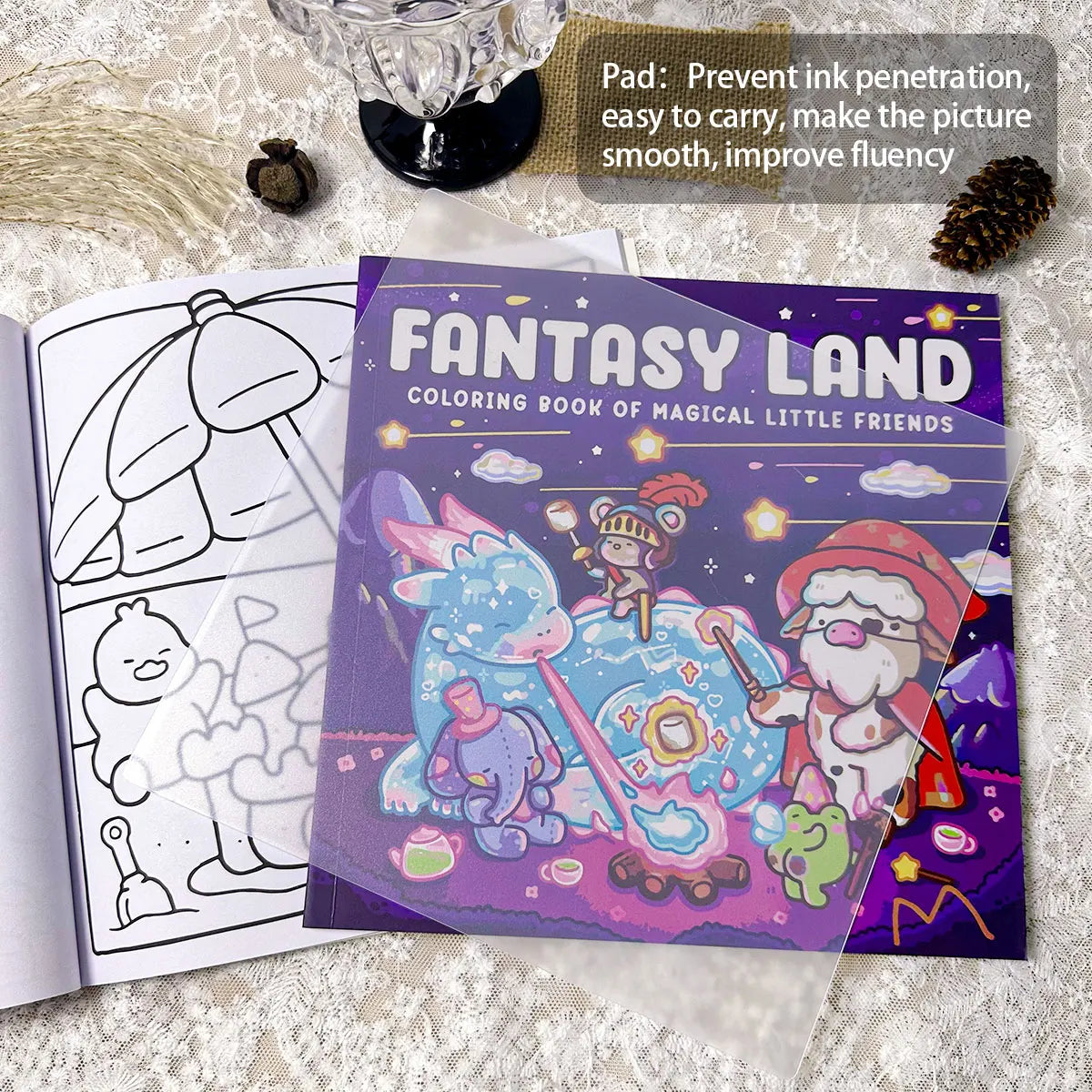 A bold and relaxing coloring book with fantastic patterns, parent-child home DIY interaction, stimulating creativity and fun