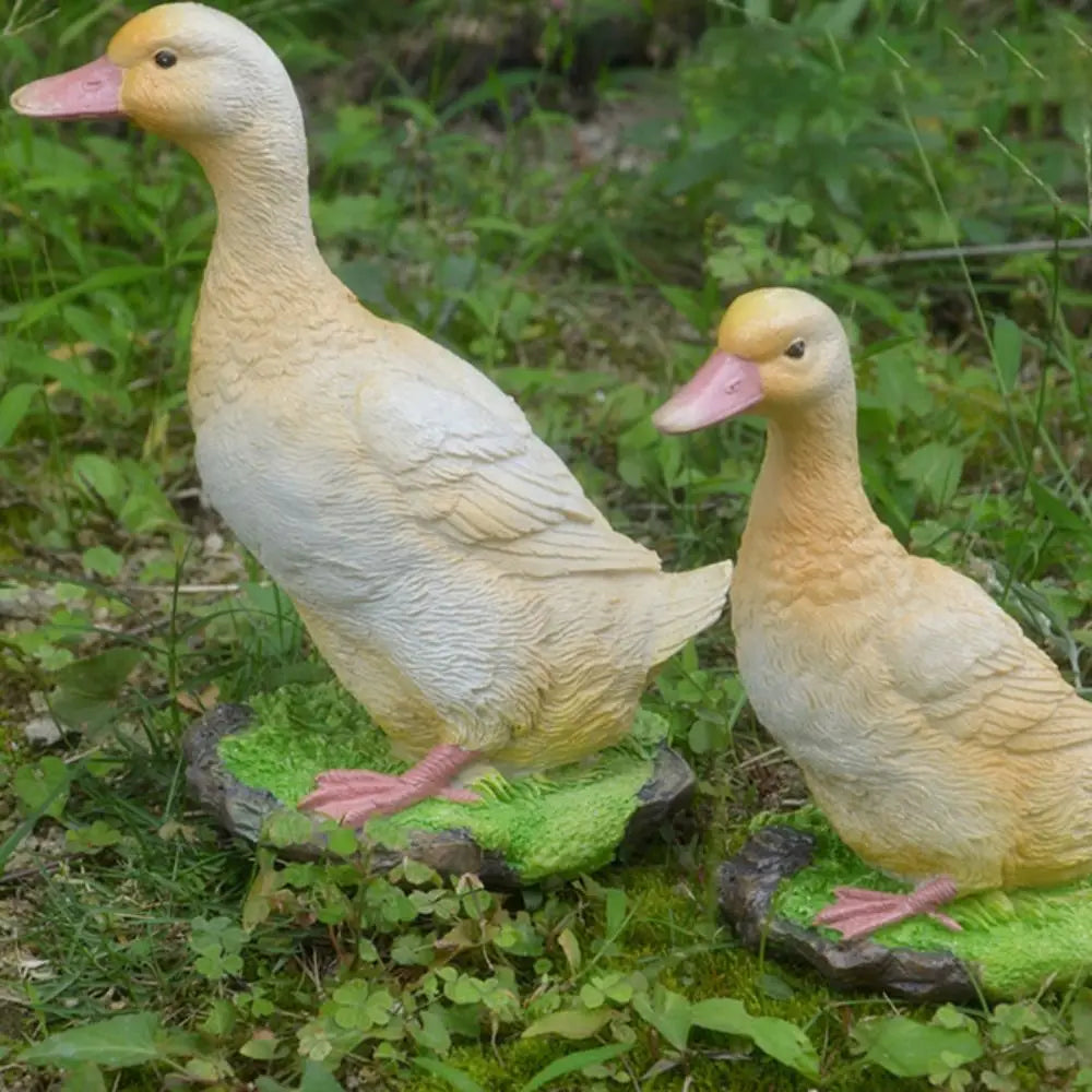 Creative 1 pcs Simulation Duck Duck Statue Large For Outdoor Garden Decor Duck Model Resin Crafts Park Landscape