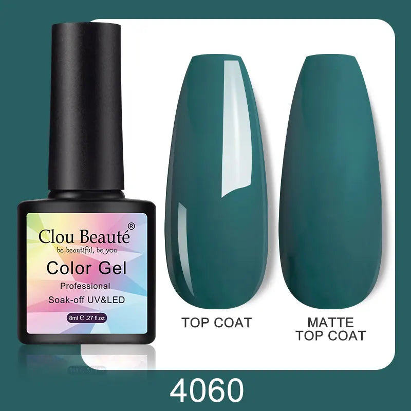 Clou Beaute Color Pop β 8ml Gel Varnish for Bold, Long-Lasting Nail Art (UV/LED Cure)