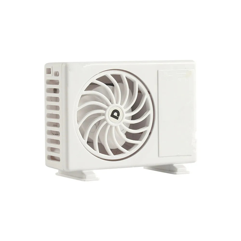 Car Air Freshener Mini Cute Air Conditioner Model Aromatherapy Solar Car Air Freshener Rotation Diffuser Deodorization Fragrance