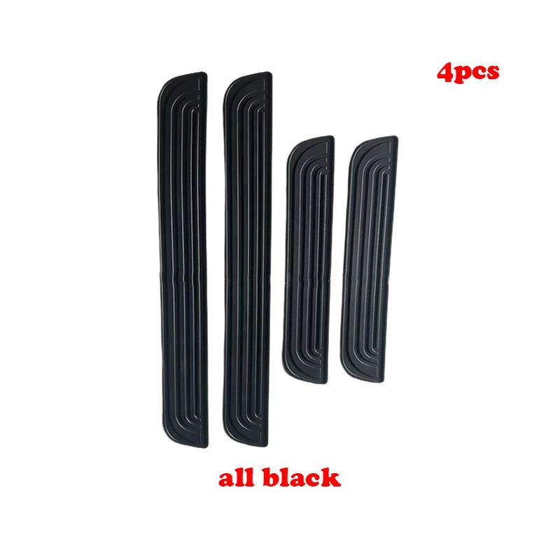 Rubber Guard Door Sill Scuff Covers – 4PCS Set