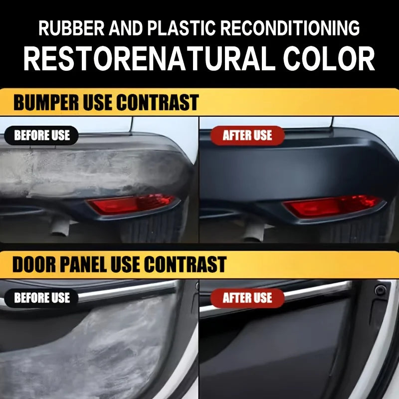 Car Plastic Restorer Back To Black Gloss Plastic Renovator Longlasting Coating Leather Restore Auto Polish Cleaning Products