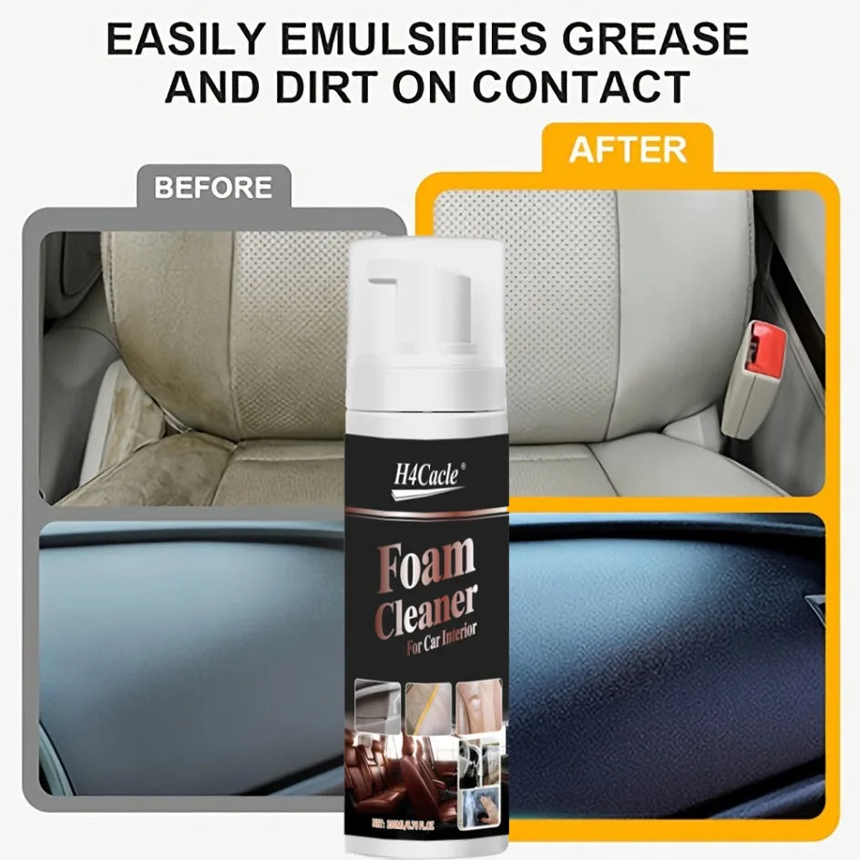 Multifunctional Foam Cleaner Car Interior Stain Removal and Cleaning Leather Seat Home Foam Cleaner Spray Maintenance Wash
