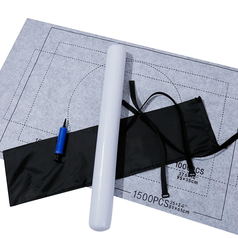 Puzzles Mat Jigsaw Roll Felt Mat Play Mat Puzzles Blanket For Up To 3000 Pcs Puzzle Accessories Portable Travel Storage Bag