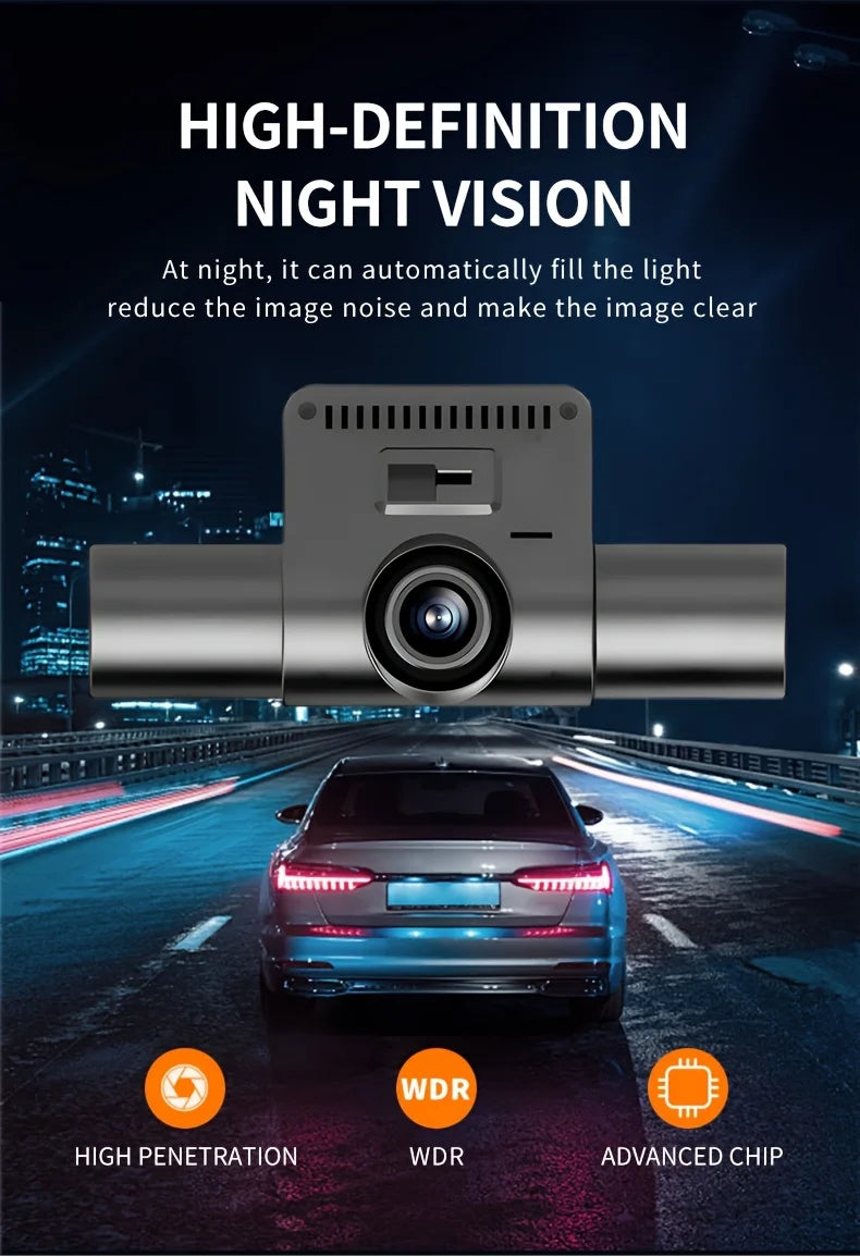 VAVUPO Car DVR Video Recorder 4 Channel Vehicle Camera 1080P Driving Dash Cam Night Vision Loop Recording 24H Parking Monitor