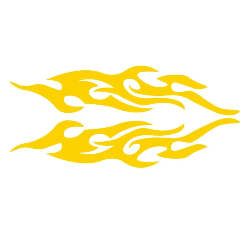 2Pcs Car Flame Stickers Car Truck Side Door Truck Bumper Window Lap Top Cut Vinyl Decal Sticker Auto Styling Decals Accessories
