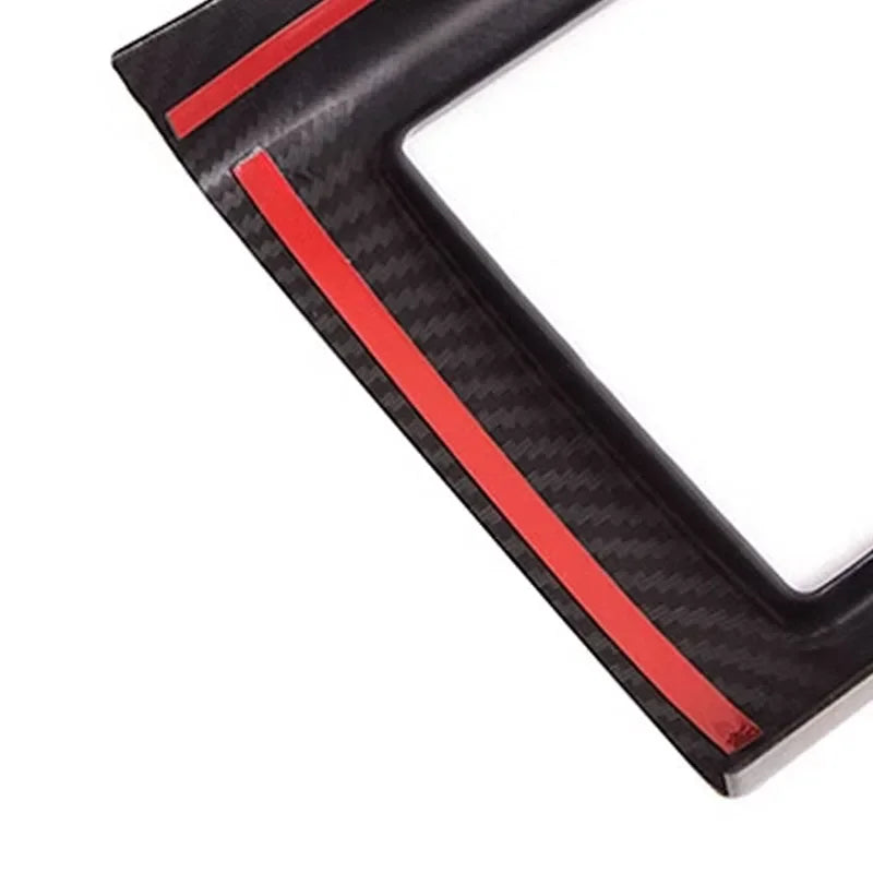 Carbon Fiber Car Styling Central Armrest Storage Box Panel Cover Trim for Audi A3 8V S3 RS3 2014 2015 2016 2017 2018 Accessories