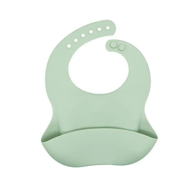 Cute Waterproof Baby Bib – Soft, Adjustable & Cartoon-Fun!