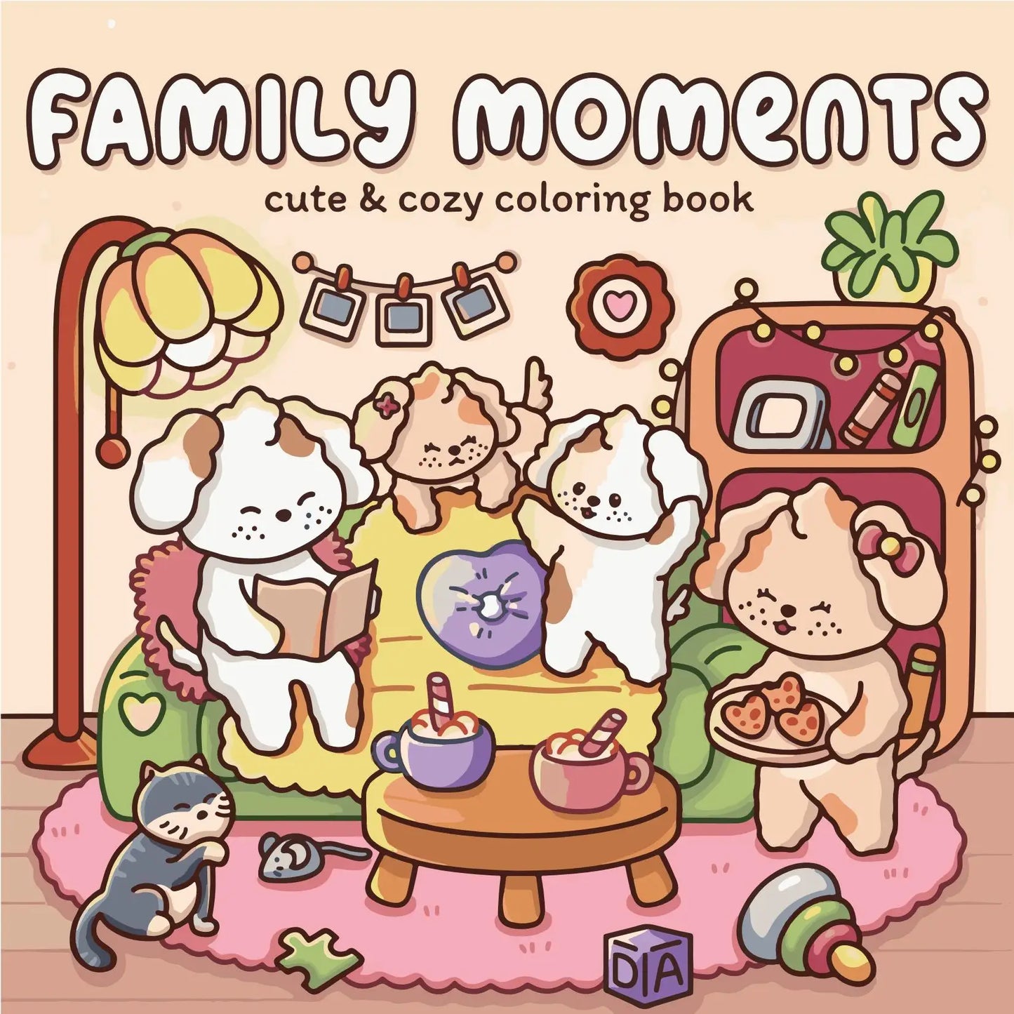 A bold and relaxing coloring book with fantastic patterns, parent-child home DIY interaction, stimulating creativity and fun