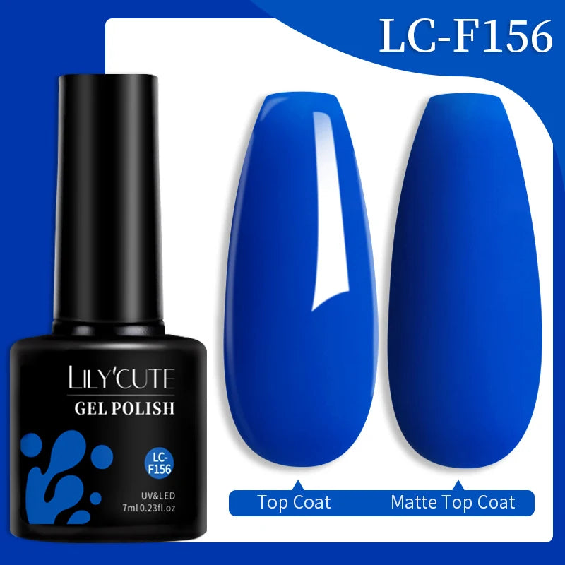 LILYCUTE Color Explosion β 184 Shades of Long-Lasting Gel Polish with Red Glitter Magic
