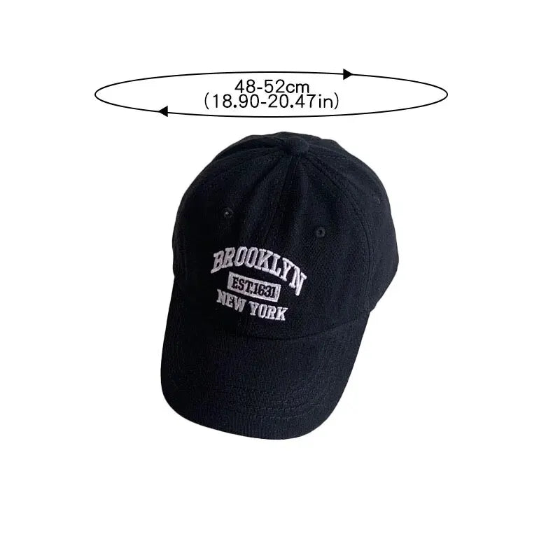 Korean Style Kids Cap – Cute Letter Embroidery & Sunny Day Vibes!