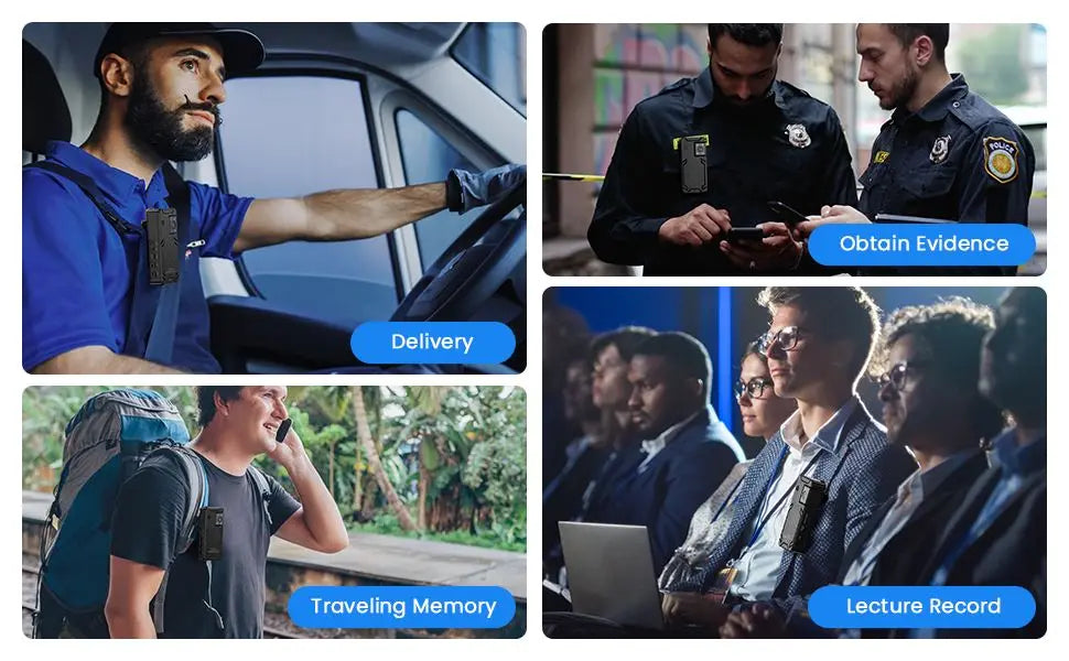 BOBLOV Mini Camera A24 HD 1296P Sports Action DV Digital Cameras Security Protection Small Camcorder Pocket Police Body Camara